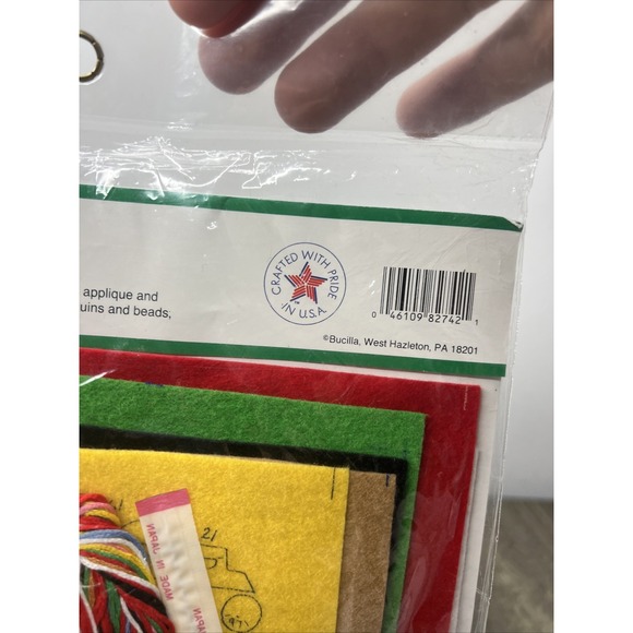 Bucilla Snowbabies Set of 6 Felt Ornament Christmas Snowmen Sets New Sealed - Picture 8 of 9